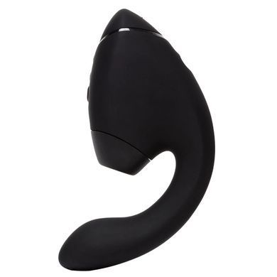 Двойной вакуумный клиторальный стимулятор с вибрацией Womanizer Next Duo - Black