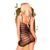 Мини-платье в горизонтальные полосы Penthouse - Ecstasy Queen Black XL