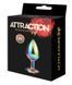 Металлическая анальная пробка MAI Attraction Toys №74 Rainbow