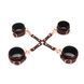 Кожаная крестовина Liebe Seele Wine Red Hogtie