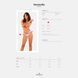 Напівпрозорі трусики Obsessive Heavenlly panties M/L, відкриті сідниці