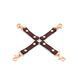 Кожаная крестовина Liebe Seele Wine Red Hogtie