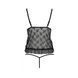 Боди монокини с открытой грудью Passion JUSTINA BODY XXL/XXXL, black