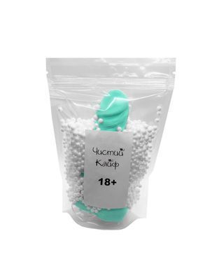 Крафтовое мыло-член с присоской Чистий Кайф Turquoise size M, натуральное