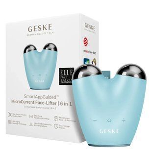 Мікрострумовий підтягувач шкіри обличчя GESKE MicroCurrent Face-Lifter 6в1 turquoise
