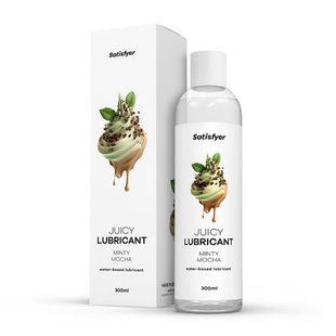 Лубрикант на водной основе Satisfyer Juicy Lubricant Minty Mocha water based 300 мл