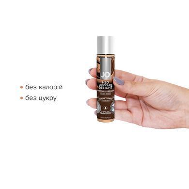 Смазка на водной основе JO H2O &mdash; Chocolate Delight (30 мл) без сахара, растительный глицерин