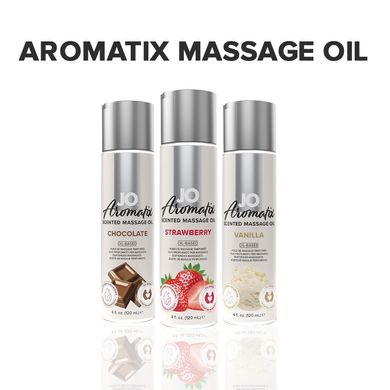 Натуральное массажное масло JO Aromatix Massage Oil Strawberry 120 мл