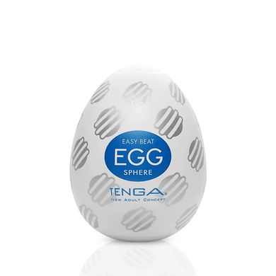 Мастурбатор-яйцо Tenga Egg Sphere с многоуровневым рельефом