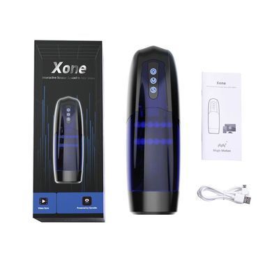 Интерактивный смарт мастурбатор Magic Motion Xone, имитация фрикций, 10 режимов, турбо-кнопка
