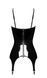 Корсет с подвязками для чулок Noir Handmade F381 Dominae Venom PVC corset-belt 3XL