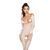 Бодістокінг Passion BS031 white, комбінезон з відкритими грудьми