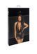 Платье Noir Handmade F313 Mythos, XL, black, прозрачное, мини, открытая спина, декор из стразов