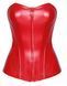Корсет Noir Handmade F355 Red powerwetlook corset - L