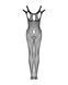 Бодистокинг Obsessive Bodystocking G322 S/M/L, фантасмагорически-силуэтный крой