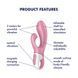 Вибратор-кролик надувной Satisfyer Air Pump Bunny 2