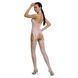 Бодистокинг Passion ECO BS006 white, с доступом, халтер, имитация подвязок