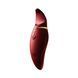 Вібратор 2в1 з язичком Zalo &mdash; Hero Wine Red, кристал Swarovski