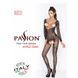 Бодістокінг Passion BS031 white, комбінезон з відкритими грудьми