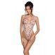 Еротичний боді з малюнком Passion LOVELIA BODY L/XL, white
