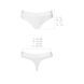 Трусики-бразилиана из хлопка Passion PS005 PANTIES M, white