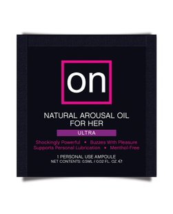 Пробник возбуждающего масла Sensuva - ON Arousal Oil for Her Ultra (0,5 мл)