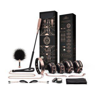 Шикарний набір для BDSM Rosy Gold &ndash; Nouveau BDSM set, 9 аксесуарів