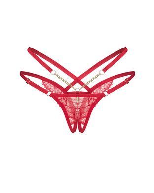 Трусики Obsessive Matildea crotchless thong 2XL/3XL