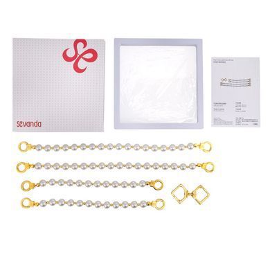 Перлинні наручники та поножі LOCKINK Pearl Bondage & Restraint Set