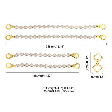 Перлинні наручники та поножі LOCKINK Pearl Bondage & Restraint Set