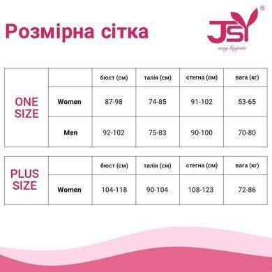 Эротический комплект JSY &laquo;Изобретательная Кэрол&raquo; One Size, топ, гартеры, стринги
