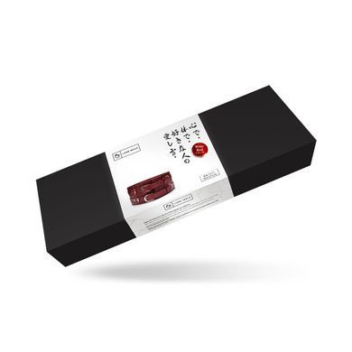 Кожаный пояс для бондажа Liebe Seele Wine Red Waist Cuff, S Size