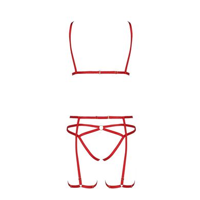 MAGALI SET WITH OPEN BRA red XXL/XXXL - Passion