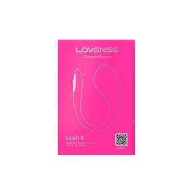 Смарт-виброяйцо Lovense Lush 4, очень мощное, быстрая зарядка, LED-подсветка
