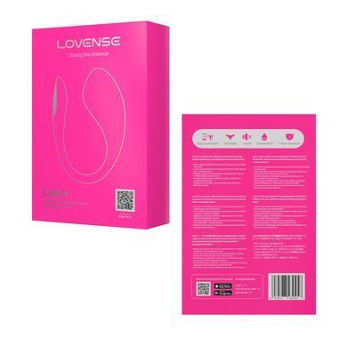 Смарт-віброяйце Lovense Lush 4, дуже потужне, швидке заряджання, LED-підсвічування