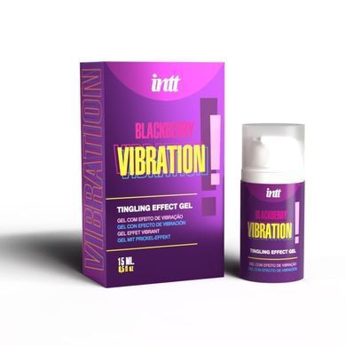 Рідкий вібратор Intt Vibration Blackberry (15 мл) зі смаком ожини