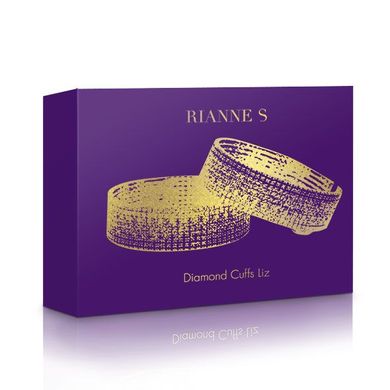 Лакшери наручники-браслеты с кристаллами Rianne S: Diamond Cuffs, подарочная упаковка