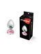 Анальная пробка с кристаллом MAI Attraction Toys №74, длина 10см, диаметр 4см
