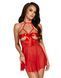 Беби-дол Kissable Sexy Kiss Babydoll Red L/XL