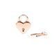 Замочек Liebe Seele Heart Shape Padlock Rose Gold (2 шт)