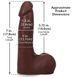 Фаллоимитатор Doc Johnson The Realistic Cock ULTRASKYN - 7 Inch with Balls Chocolate