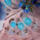 Анальная пробка Liebe Seele Icecream-shaped Crystal Anal Plug - Blue Small