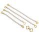Перлинні наручники та поножі LOCKINK Pearl Bondage & Restraint Set