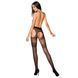 Эротические колготки Passion TIOPEN 002 3/4 (20 den), black, имитация чулок и пояса