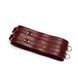 Кожаный пояс для бондажа Liebe Seele Wine Red Waist Cuff, S Size