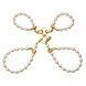 Перлинні наручники та поножі LOCKINK Pearl Bondage & Restraint Set