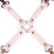 Крестовина Liebe Seele White & Pink Leather Hogtie