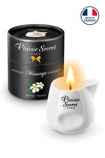 Массажная свеча Plaisirs Secrets Monoi (80 мл) подарочная упаковка, керамический сосуд