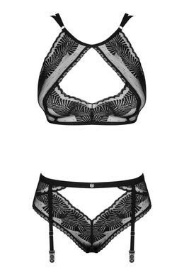 Комплект Obsessive Allastia 2-pcs set black S/M