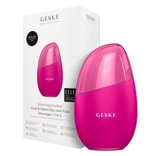 Масажер для обличчя GESKE Cool&Warm Eye and Face Massager 7в1 magenta